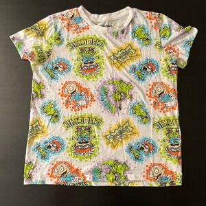 Nickelodeon Rugrats Chuckie All Over Print Graphic T Shirt 14/16
